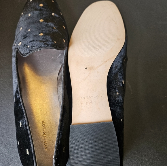 Ann Taylor Blanche Polka Dot Loafers Flats Women sz 10M - Picture 4 of 8